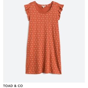 NWT Toad & Co Casual Shift Dress - XS
